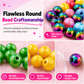 DIY Electroplated Glossy Round Beads Craft Set