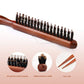 🪵 50% OFF! ✨ Natural Boar Bristle Styling Comb with Wooden Rat-Tail – 100% Pure Bristles Distribute Sebum, Precision Tapered Rat-Tail Sectioning, 3-Row Volumizing Design & Anti-Static Wood Handle – Buy 1 Get 1 Free 💁‍♀️