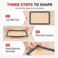 Non Stick Silicone Baking Mat Heat Resistant Fiberglass Oven Liner Sheet for Macarons and Pastry