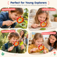 Wooden Cartoon Magnifying Glass Toy for Kids