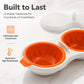 Innovative Microwave Double Egg Poacher with Lid